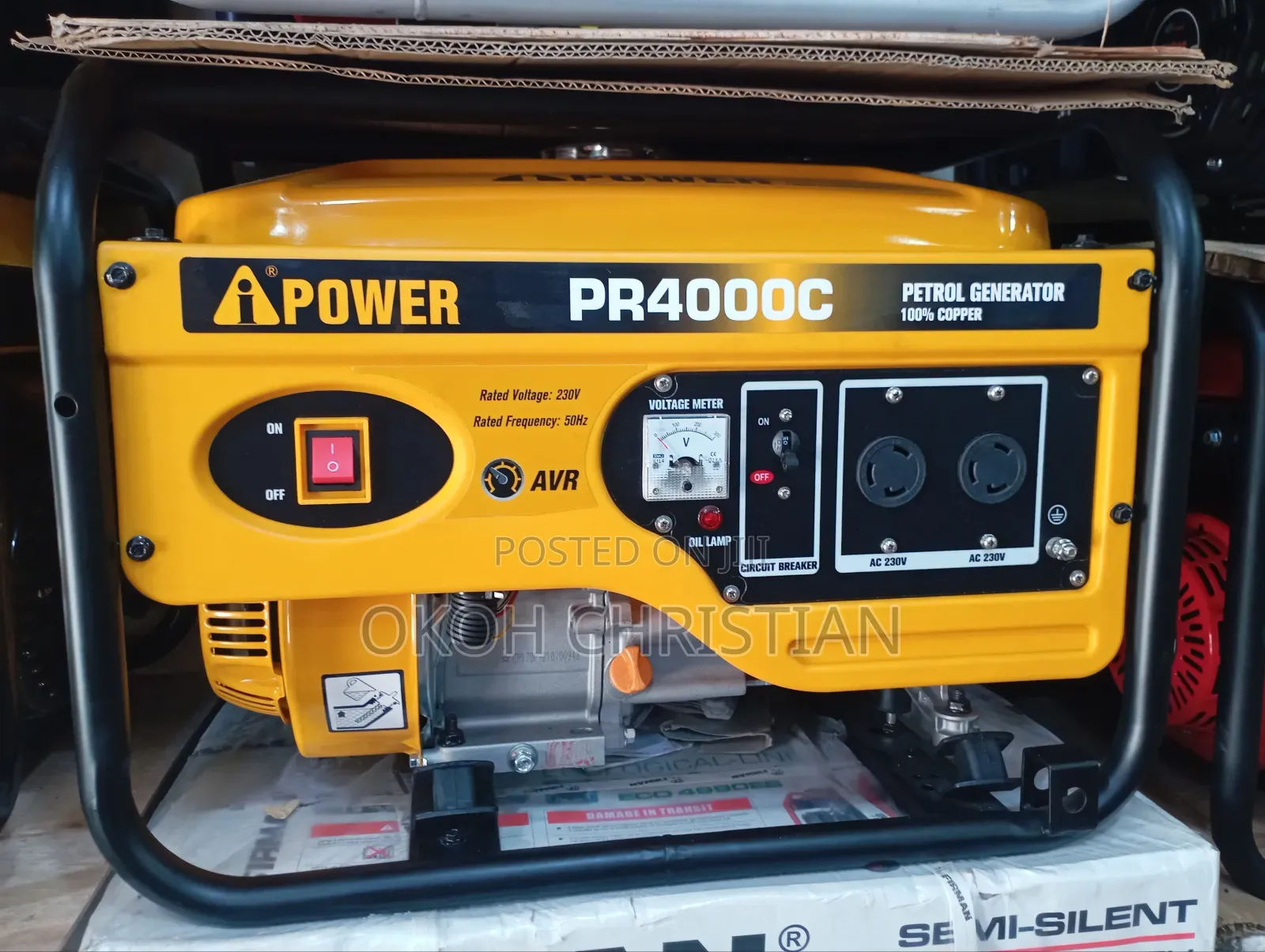 Ipower Generator Pr4000c