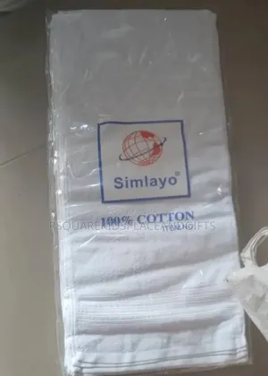 White Gym Size Towel for Souvenir Per Doz(12)