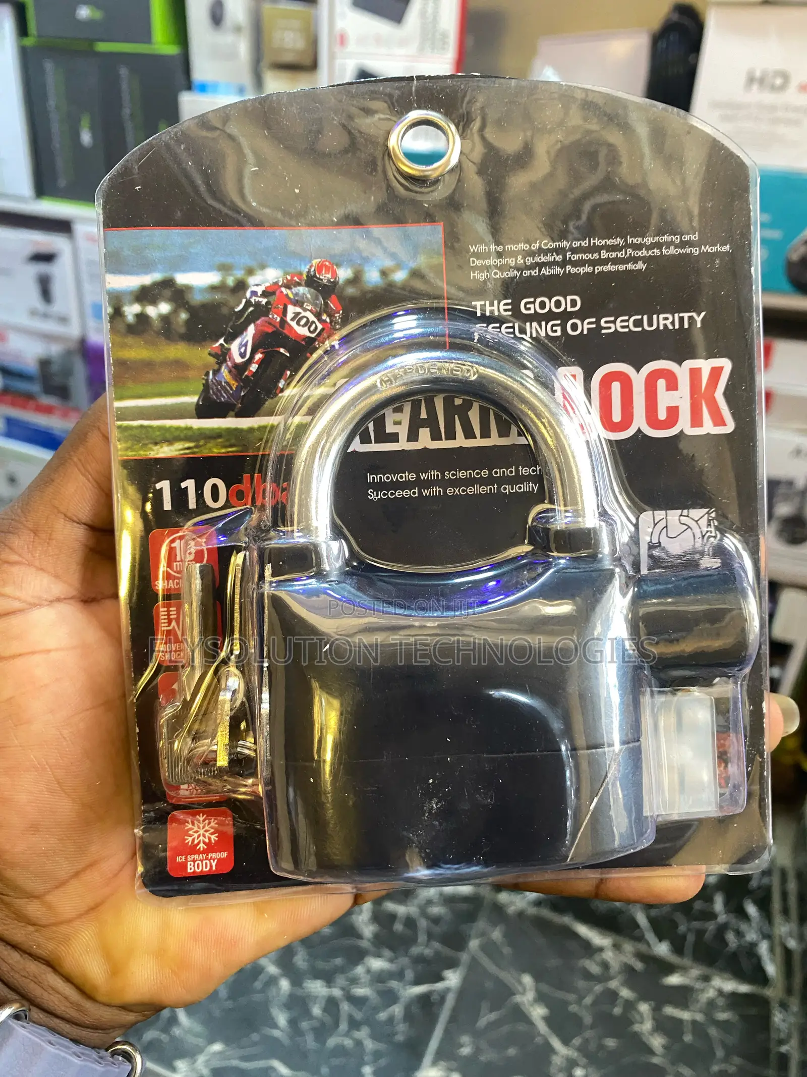 Anti-theft Motion Sensor Alarm Padlock