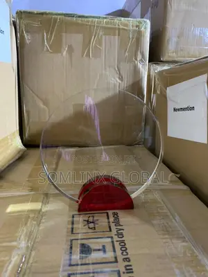Glass Plaque With Red Base (New Design)