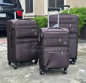Pure Leather Travel Box . Set of Three