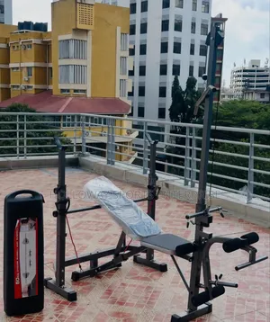New Weight Lifting Bench And 50kg Box Dumbell Set