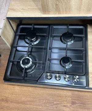 4 Burner Built-in Stainless Black Gas Cooker Available