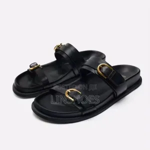 Zara Brand Luxury Woman's Flat High Quality Leopard Women Slippers