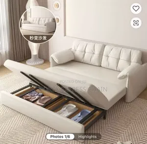 3-in-1 Multipurpose Sofa Bed With Storage