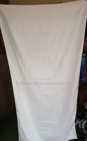 70 by 140 Pure Cotton Towel in White and Colored for Souvenir