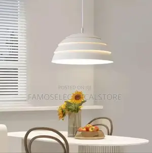 Modern White Layered Pendant Lamp