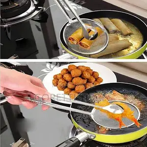 2in1 Food Tong and Mesh Strainer