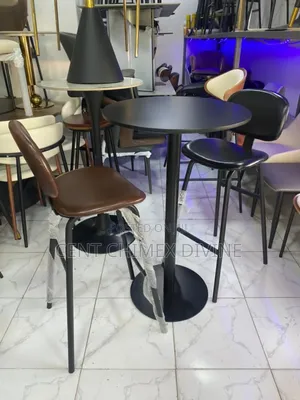 Modern High Table and Chairs