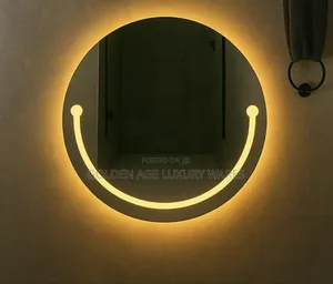 Smiling Face Led Mirror 60cm