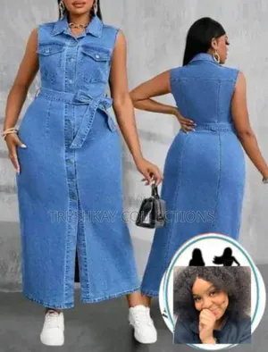 Luxury Denim Dress