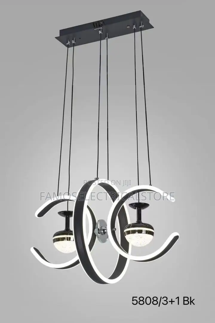 Modern Led Cage Pendant Light