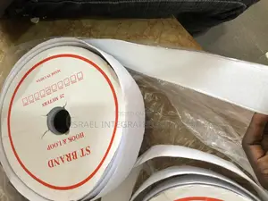 Hook and Loop 2” X 25 Meters White Color