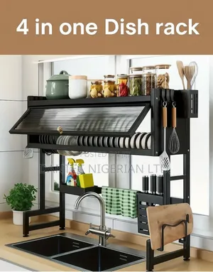 Glass Lid Over-Counter Plate Rack