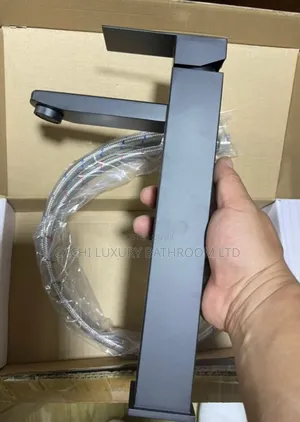Long Black Basin Mixer