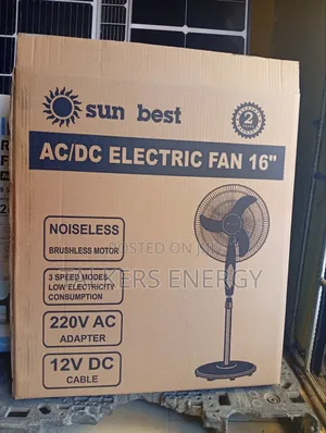 10w 16"Inch Ac-Dc Brushless Standing Fan (Non-Rechargeable)
