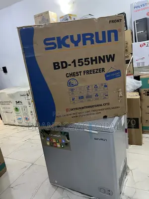 Skyrun Chest Freezer Bd-155hnw – Durable Hinged Lid Design