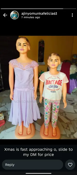 Unisex Plastic Kids Mannequins Of Different Ages