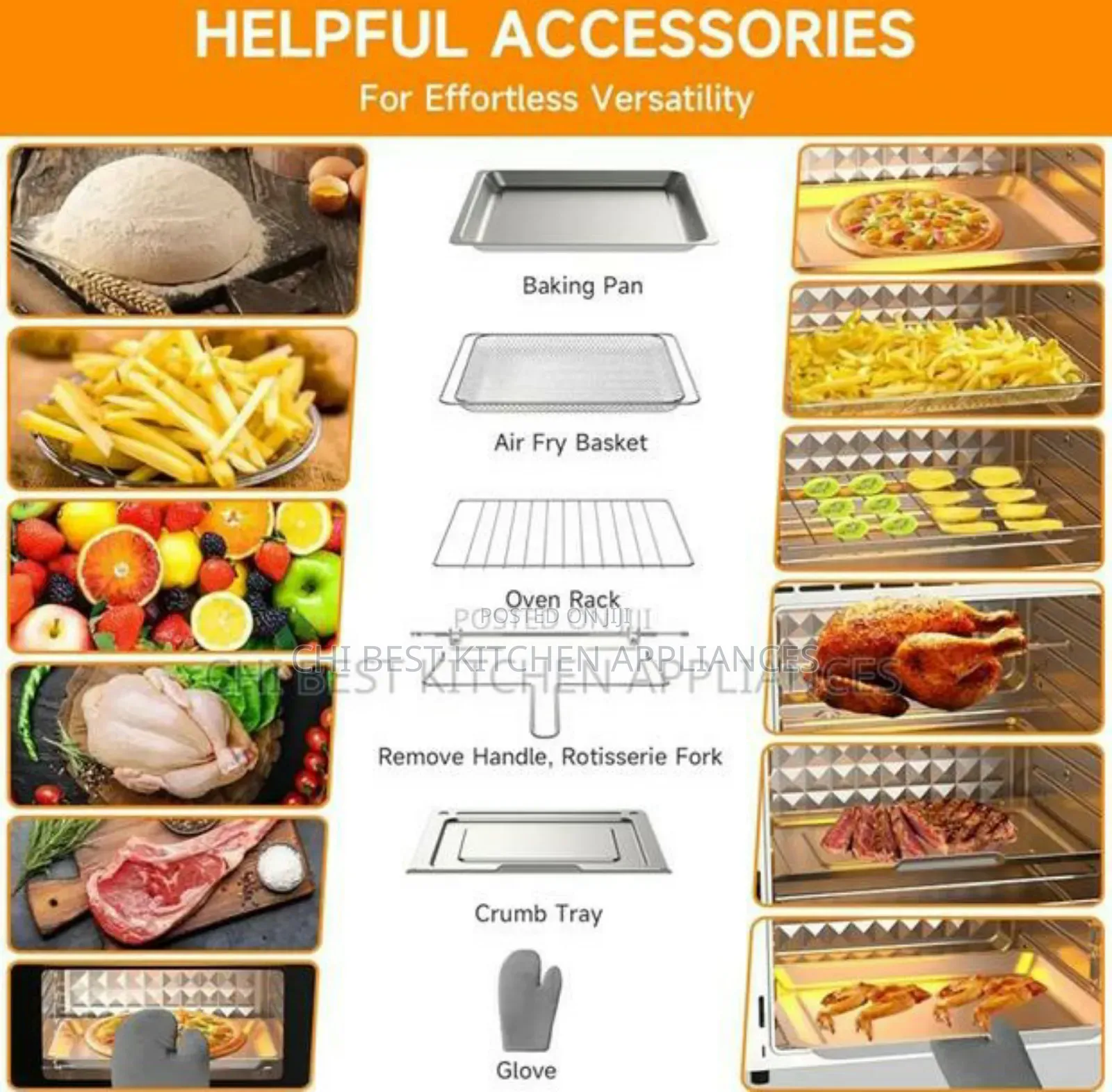 Vosco 30 Litres Air Fryer Oven