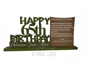 Personalised Birthday Plaque Gift-Any Age, Name and Your Message