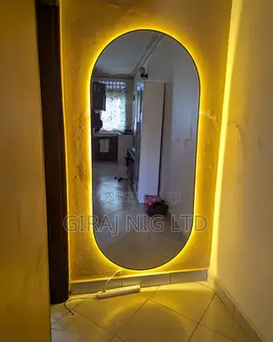 Capsular Mirror With Led Light