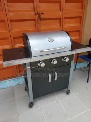 Gas and Charcoal BBQ With Auto Ignition 3 Burner BBQ Gas Grill