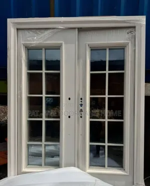 White Glass Foreign Door 5ft by 7