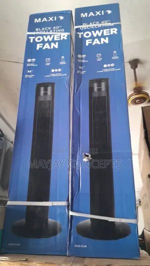 Maxi 40" Oscillating Tower Fan-Low Consumption for Solar Users-45watts