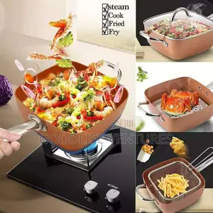 Deep Fryer Copper Pan