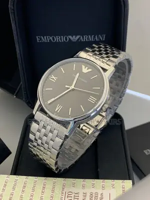 Emporio Armani Silver Chain Wrist Watch