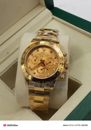 High-end Oyster Perpetual Superlative Chronometer Gold Dial Watch*