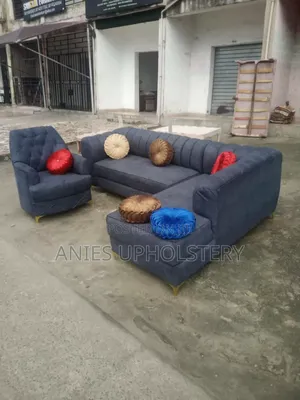 Sweetest New Design L Shaped Fabric Chair