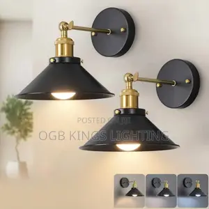 Black Wall Sconces Adjustable Swing Arm Vintage Industria Wall Lamp