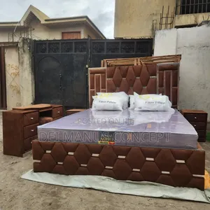 Complete Set of Bedframe, Mattress and Dressing Mirror