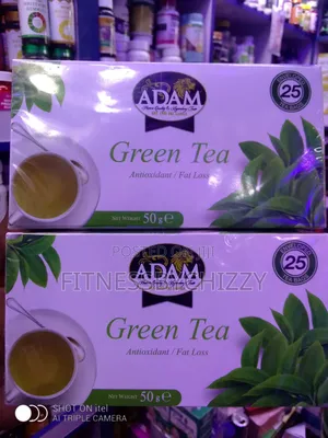Adam Green Tea Antioxidant Fat Loss X 25 Tea Bags