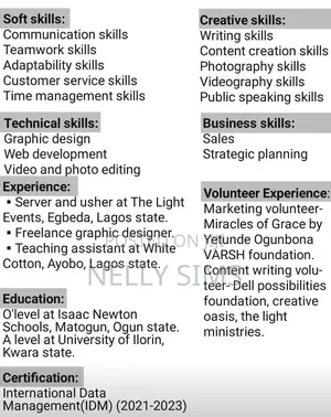 Online And Offline Job, Creative Assistant, Personal Assistant.