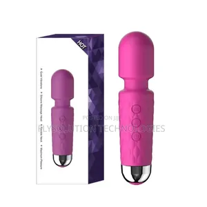 Mini Wand Female Sex Vibrator Quiet Vibrations Silicone Massage Head