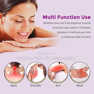 Mini Wand Female Sex Vibrator Quiet Vibrations Silicone Massage Head