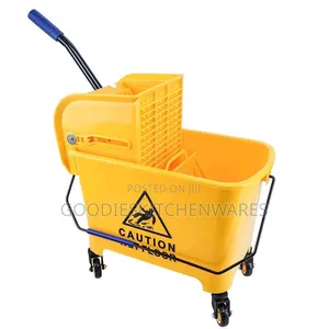 Caution Mopping Bucket