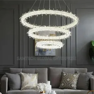 Crystal Ring Drop Light