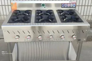 Imported 6 Burner Commercial Cooker Without Oven.