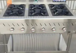 High Standard 6 Burner Cooker It Comes Without Oven