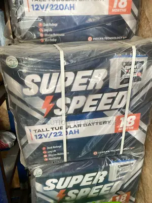 Super Speed 12v 220ah Tall Tubular Battery