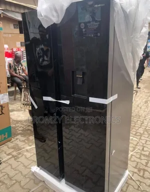 Hisense Side-by-side Refrigerator Black With Water Dispenser 529liters