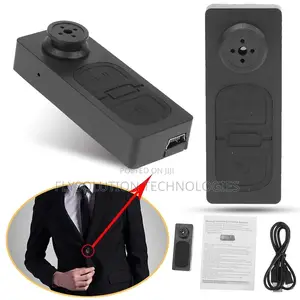 Spy Hidden Camera Hd S918 CCTV Button Camera With Sd Card Slot