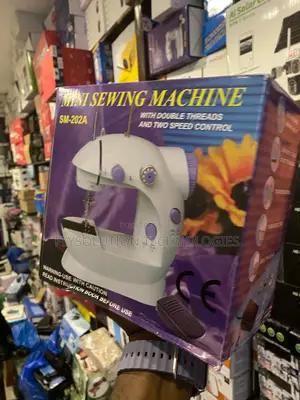 Homevibe Mini 2-Speed Portable Sewing Machine - White/Purple
