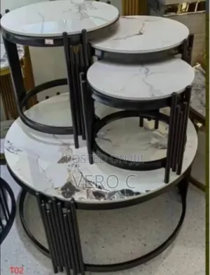 Quality Marble Centre Table and Stools