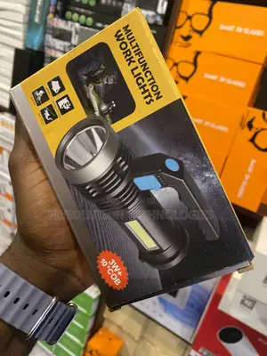 Multifunction 3w 10 Cob Led Work Rechargeable Torch Light