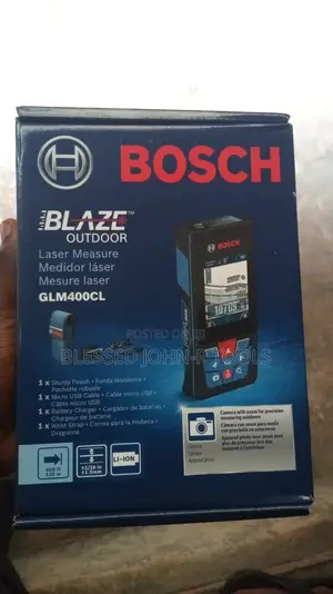 Bosch Blazetm Outdoor Glm400cl Connected Laser Measure With Camera