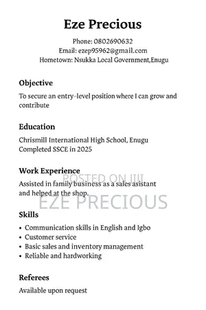 Sales and Inventory Coordinator
